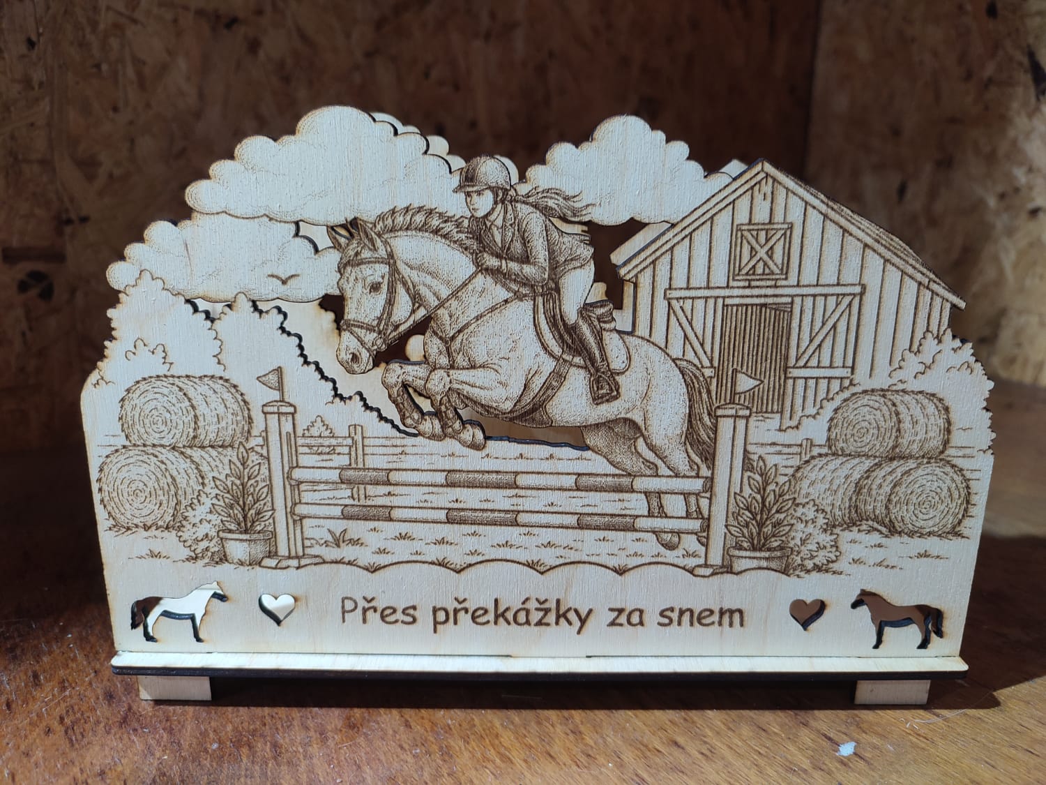 Držák na ubrousky - koně