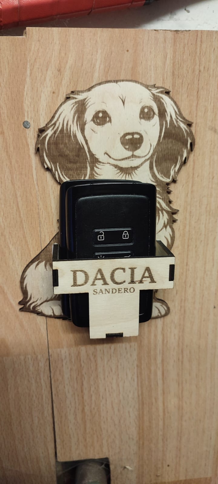 Držák na klíče od auta - Dacia Sandero